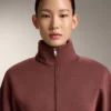 Fitted Waist Jacket with Brushed Modal Fitted Waist Jacket with Brushed Modal
