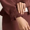 Fitted Waist Jacket with Brushed Modal Fitted Waist Jacket with Brushed Modal