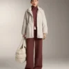 High Rise Rib Trousers with Soft Touch Modal High Rise Rib Trousers with Soft Touch Modal