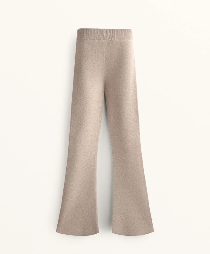 Flare Knit Trousers Flare Knit Trousers