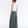 Floaty Trousers with Pleated Modal Blend Waist Floaty Trousers with Pleated Modal Blend Waist