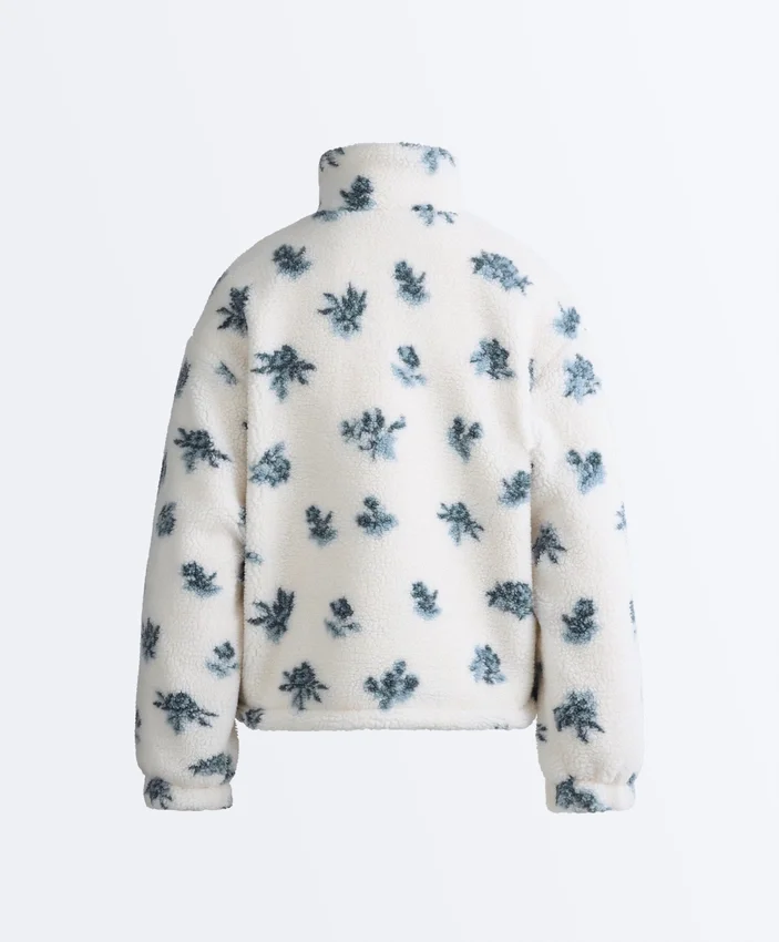 Floral Faux-Shearling Jacket Floral Faux-Shearling Jacket