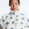 Floral Faux-Shearling Jacket Floral Faux-Shearling Jacket