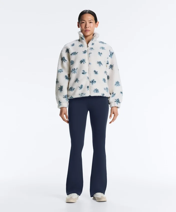 Floral Faux-Shearling Jacket Floral Faux-Shearling Jacket