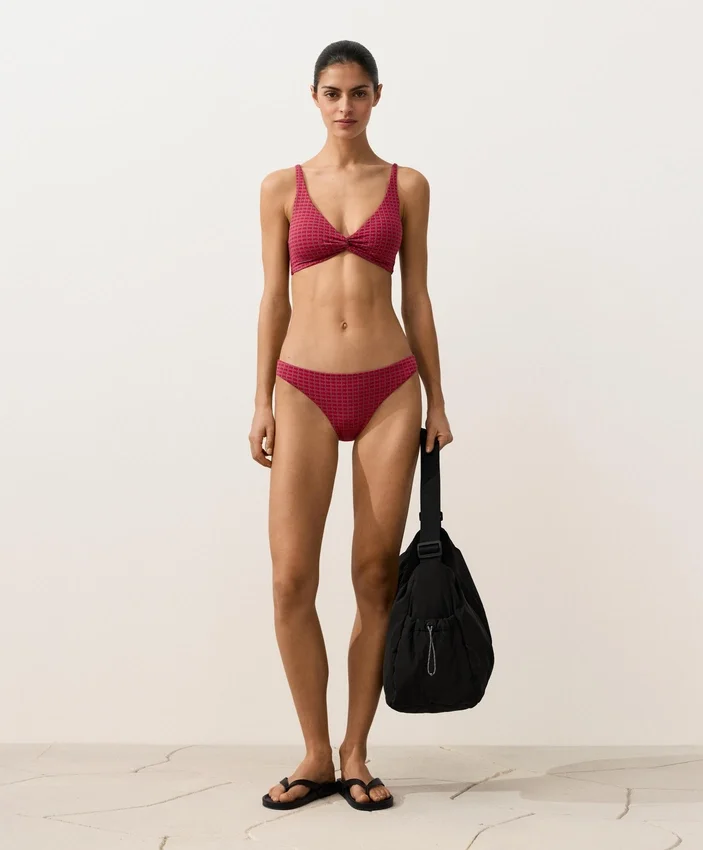 Geometric Jacquard Classic Bikini Briefs Geometric Jacquard Classic Bikini Briefs