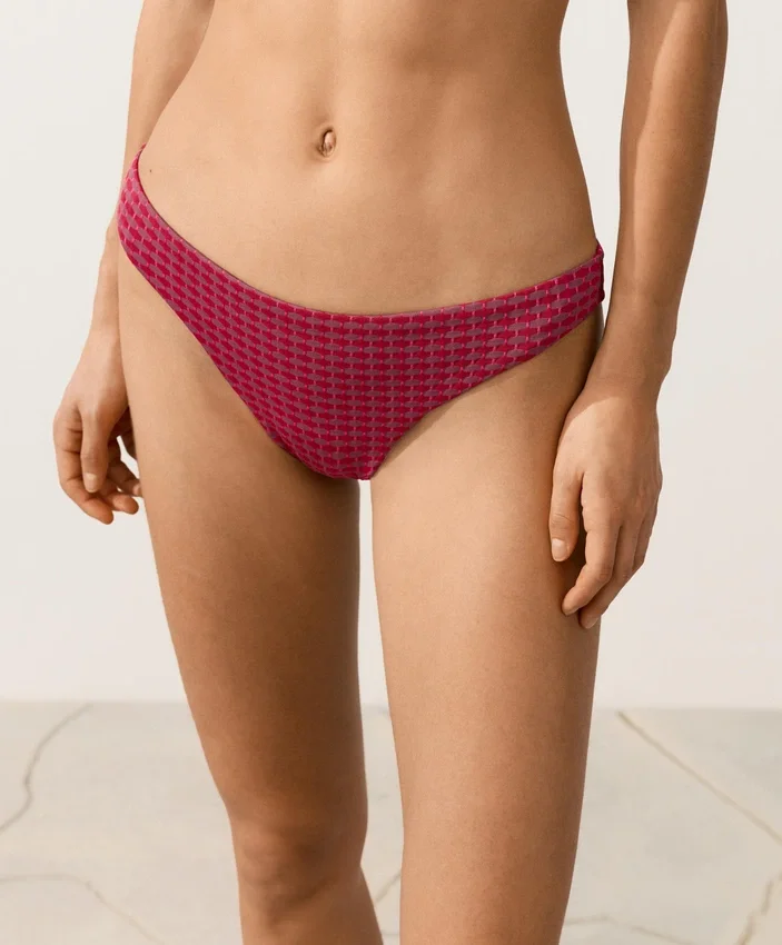 Geometric Jacquard Classic Bikini Briefs Geometric Jacquard Classic Bikini Briefs