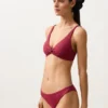 Geometric Jacquard Halter Bikini Top Geometric Jacquard Halter Bikini Top