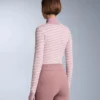 Geometric Jacquard Knit Thermal Base Layer Top Geometric Jacquard Knit Thermal Base Layer Top