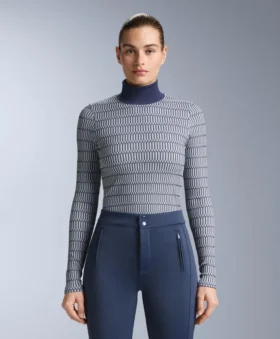 Geometric Seamless Thermal Base Layer T-Shirt