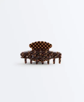 Gingham Hair Claw