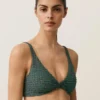 Gingham Halterneck Bikini Top Gingham Halterneck Bikini Top