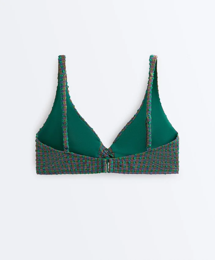 Gingham Halterneck Bikini Top Gingham Halterneck Bikini Top