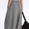 Gingham Lyocell Blend Balloon Trousers Gingham Lyocell Blend Balloon Trousers
