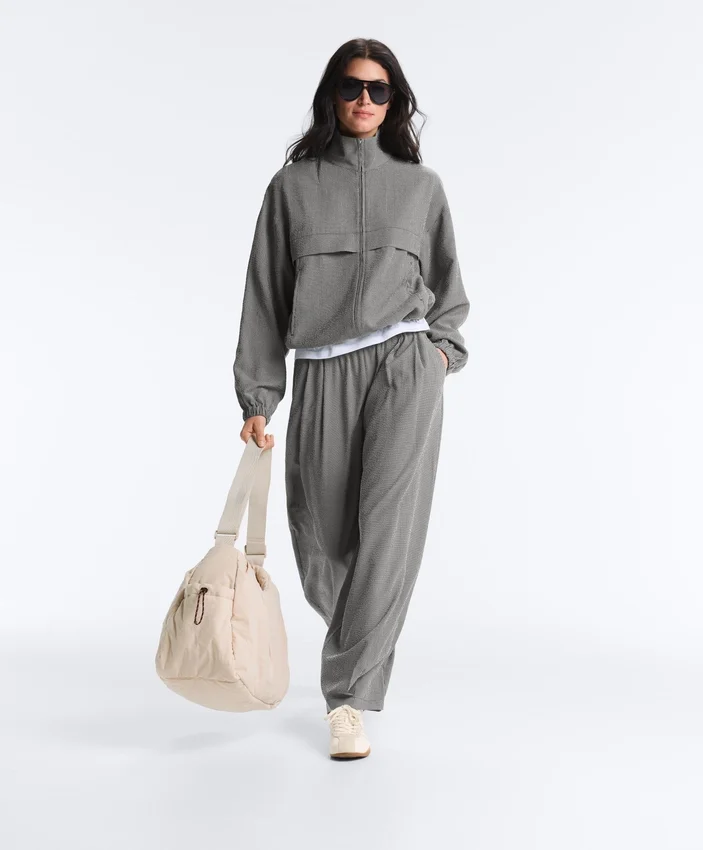 Gingham Lyocell Blend Balloon Trousers Gingham Lyocell Blend Balloon Trousers