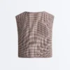 Gingham Quilted Gilet Gingham Quilted Gilet
