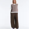Gingham Quilted Gilet Gingham Quilted Gilet