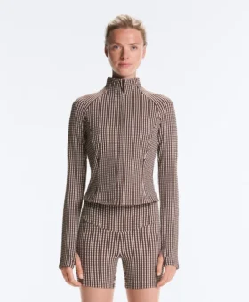 Gingham Technical Jacket