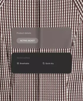 Gingham Technical Jacket