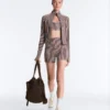 Gingham Technical Jacket Gingham Technical Jacket