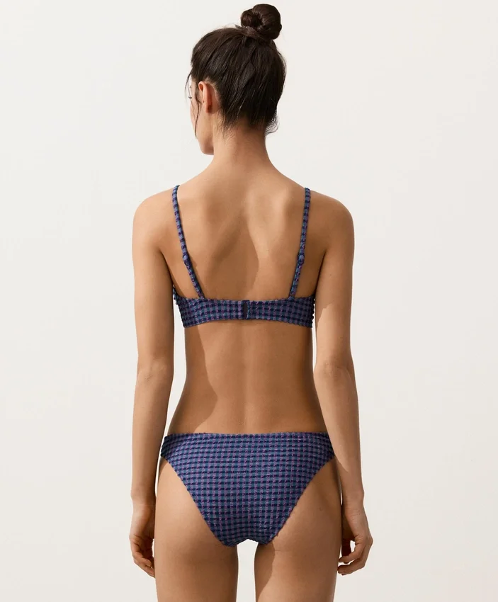 Gingham Triangle Bikini Top Gingham Triangle Bikini Top