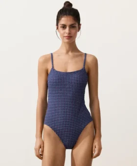 Gingham Triangle Swimsuit