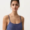 Gingham Triangle Swimsuit