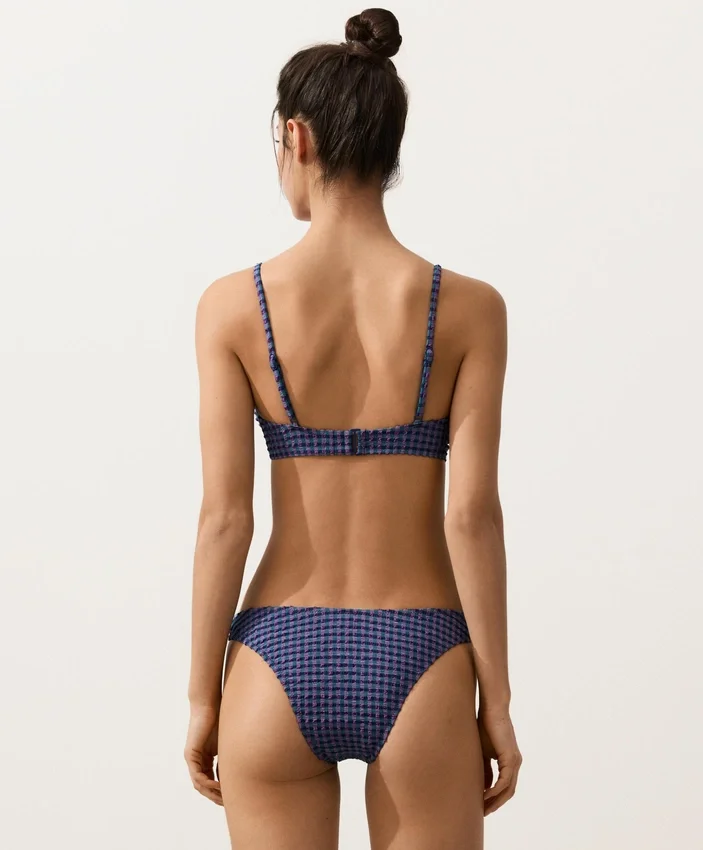Gingham U-Cut Medium-Coverage Bikini Briefs Gingham U-Cut Medium-Coverage Bikini Briefs