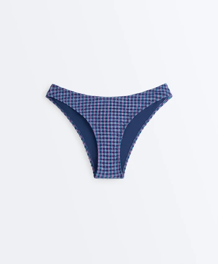 Gingham U-Cut Medium-Coverage Bikini Briefs Gingham U-Cut Medium-Coverage Bikini Briefs