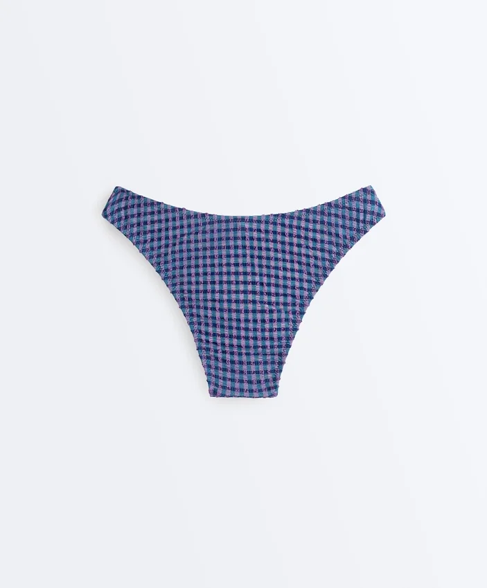 Gingham U-Cut Medium-Coverage Bikini Briefs Gingham U-Cut Medium-Coverage Bikini Briefs