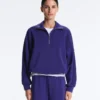 Half-Zip Sweatshirt with Brushed Modal Half-Zip Sweatshirt with Brushed Modal