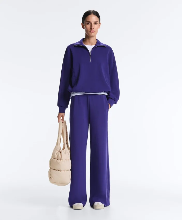 Half-Zip Sweatshirt with Brushed Modal Half-Zip Sweatshirt with Brushed Modal
