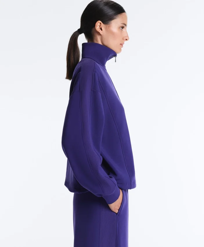 Half-Zip Sweatshirt with Brushed Modal Half-Zip Sweatshirt with Brushed Modal