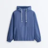 Half-Zip Sweatshirt with Front Pocket, Lyocell and 24% Linen Blend Half-Zip Sweatshirt with Front Pocket, Lyocell and 24% Linen Blend