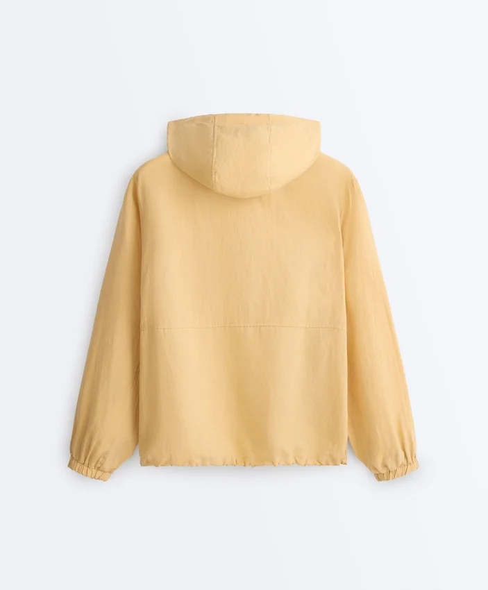 Half-Zip Sweatshirt with Front Pocket, Lyocell and 24% Linen Blend Half-Zip Sweatshirt with Front Pocket, Lyocell and 24% Linen Blend