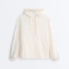 Half-Zip Sweatshirt with Front Pocket, Lyocell and 24% Linen Blend Half-Zip Sweatshirt with Front Pocket, Lyocell and 24% Linen Blend