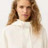 Half-Zip Sweatshirt with Front Pocket, Lyocell and 24% Linen Blend Half-Zip Sweatshirt with Front Pocket, Lyocell and 24% Linen Blend