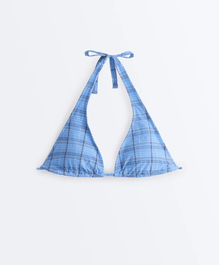 Halterneck Gingham Bikini Halterneck Gingham Bikini