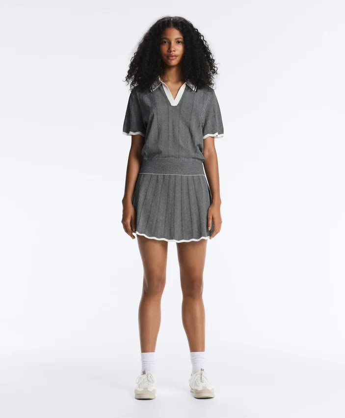 Herringbone Knit High Rise Seamless Skirt Herringbone Knit High Rise Seamless Skirt