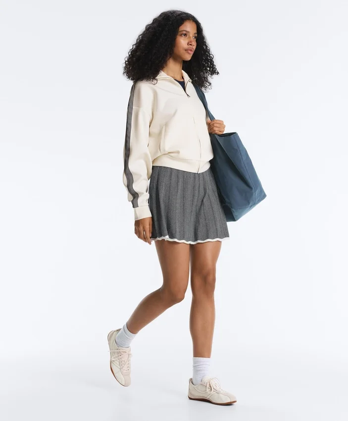 Herringbone Knit High Rise Seamless Skirt Herringbone Knit High Rise Seamless Skirt