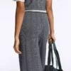 Herringbone Knit Straight-Leg Trousers Herringbone Knit Straight-Leg Trousers