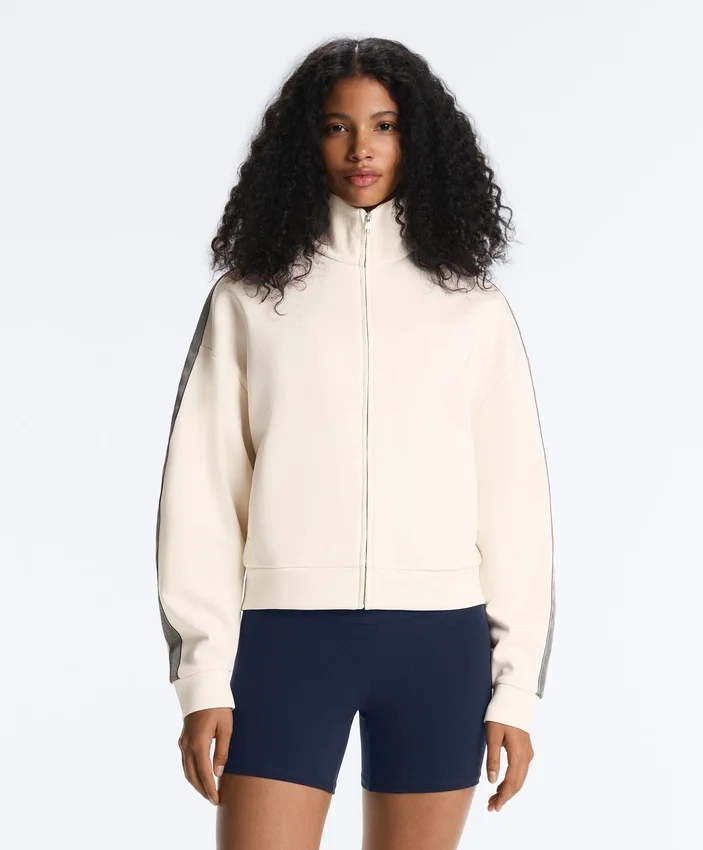 Herringbone Side Tape Piqué Cotton Jacket Herringbone Side Tape Piqué Cotton Jacket