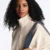 Herringbone Side Tape Piqué Cotton Jacket Herringbone Side Tape Piqué Cotton Jacket