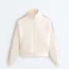 Herringbone Side Tape Piqué Cotton Jacket Herringbone Side Tape Piqué Cotton Jacket