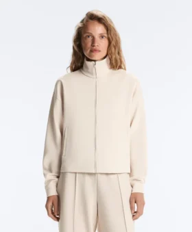 high collar pique jacket with cotton 1 280x339 - High Collar Pique Jacket with Cotton
