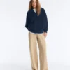 High Neck Knit Jacket High Neck Knit Jacket