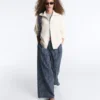 High Neck Knit Jacket High Neck Knit Jacket