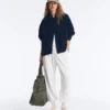 High Neck Knit Jacket High Neck Knit Jacket