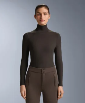 High-Neck Thermal Base Layer Fleece Top