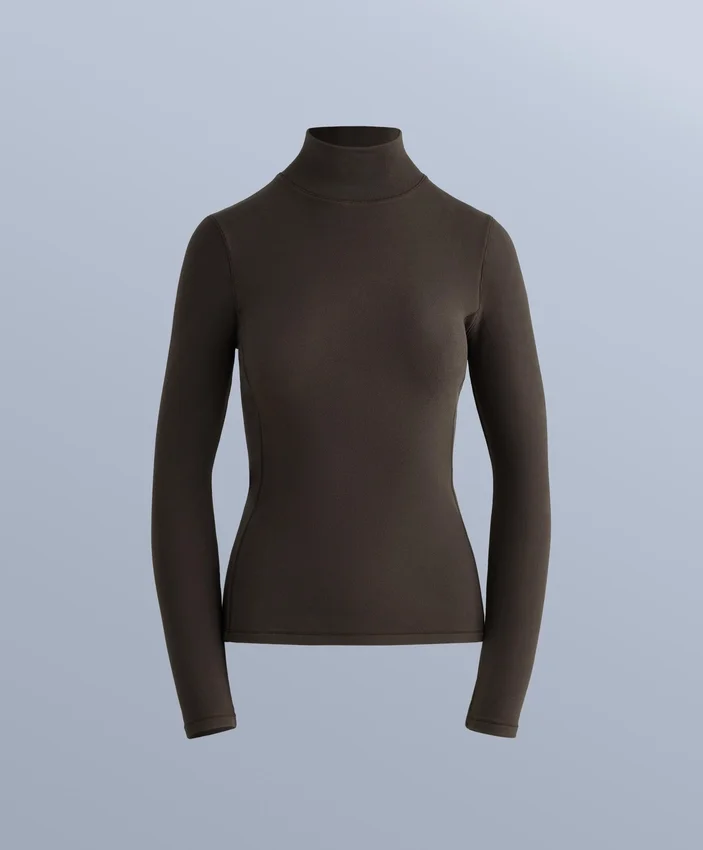 High-Neck Thermal Base Layer Fleece Top High-Neck Thermal Base Layer Fleece Top