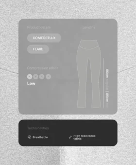 High-Rise Comfortlux Flare Trousers